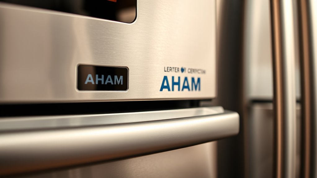 aham certification significance