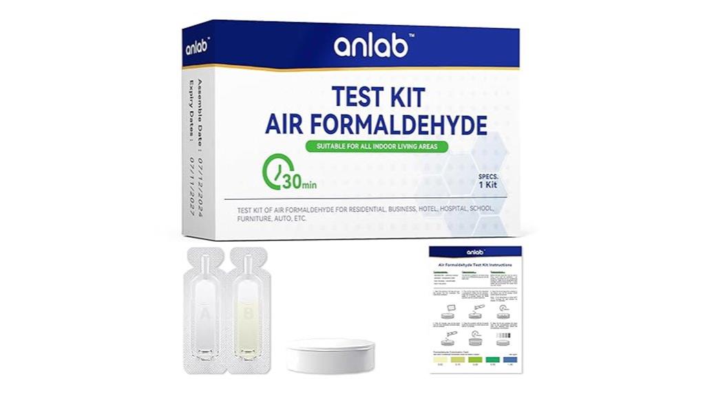 air formaldehyde diy test