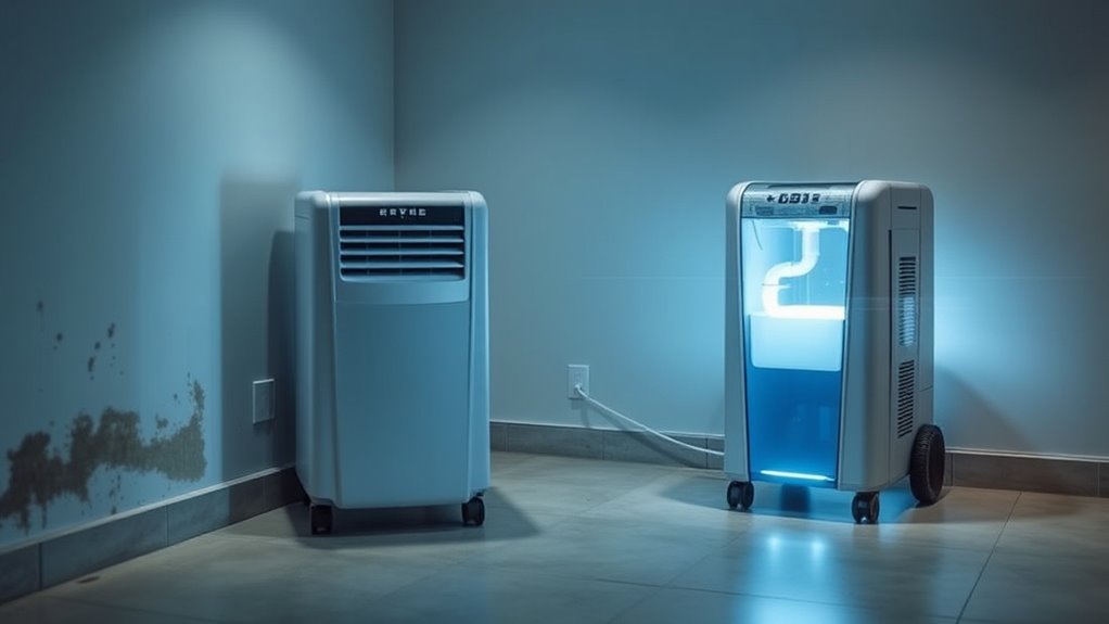 basement dehumidifier selection criteria