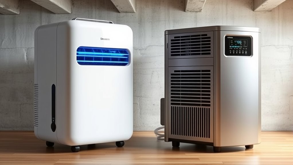 comparison of dehumidifier types