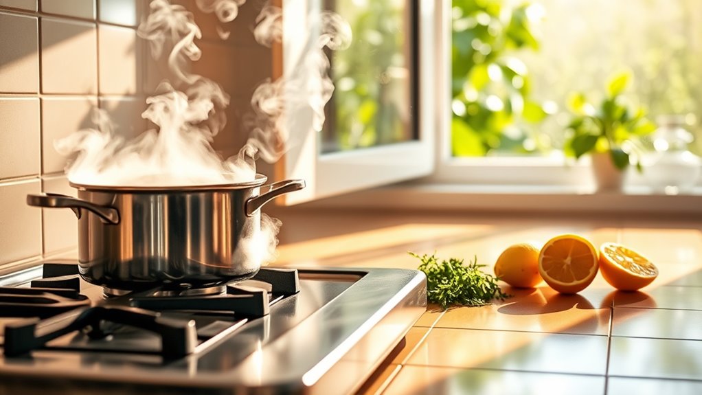 cooking increases indoor vocs