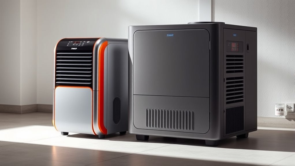 dehumidifier types comparison