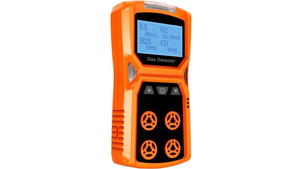 gas monitor with vibration