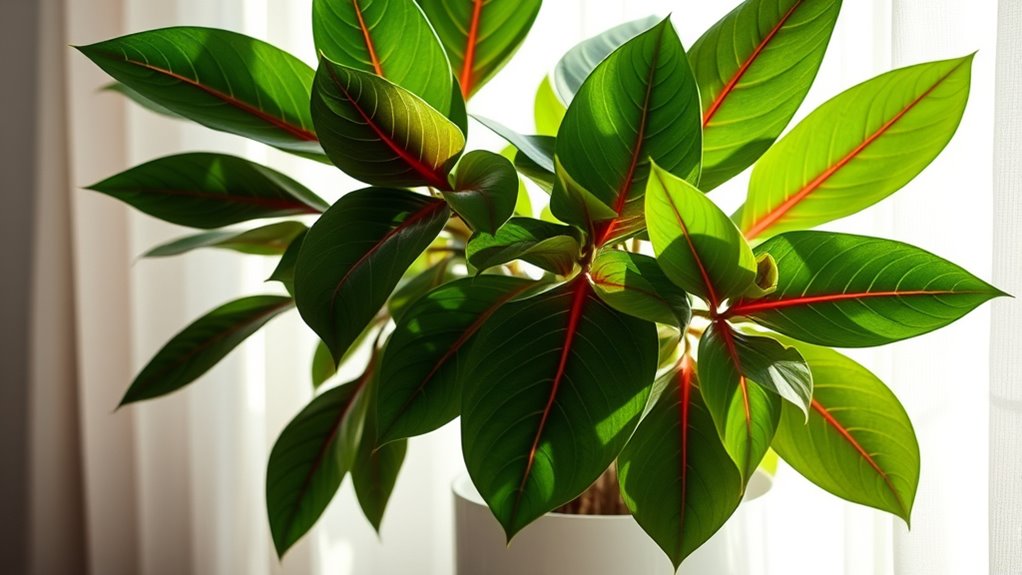 healthy air purifying plant care