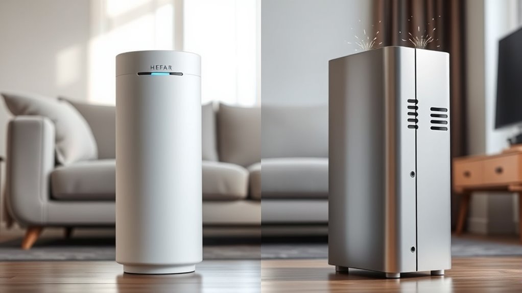 hepa vs ionizer safety