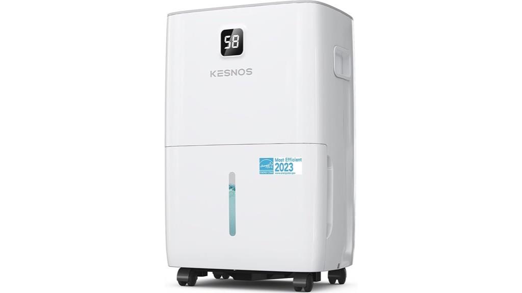 high capacity dehumidifier features