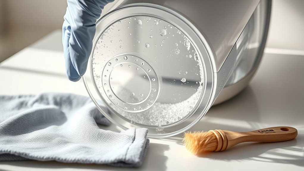 humidifier cleaning and descaling