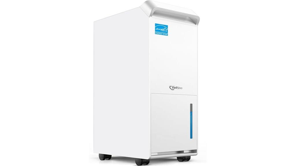 large capacity dehumidifier with drainage