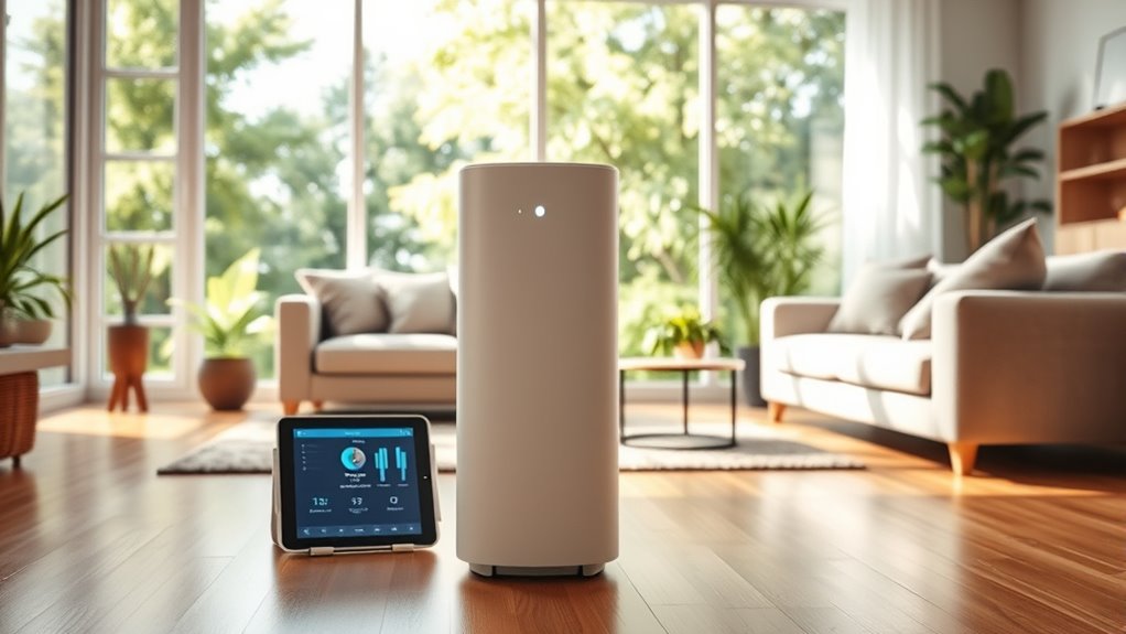 large room air purifier app