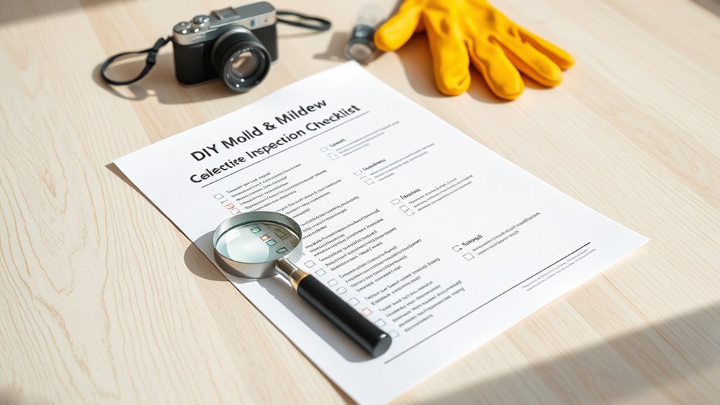 mold inspection diy checklist