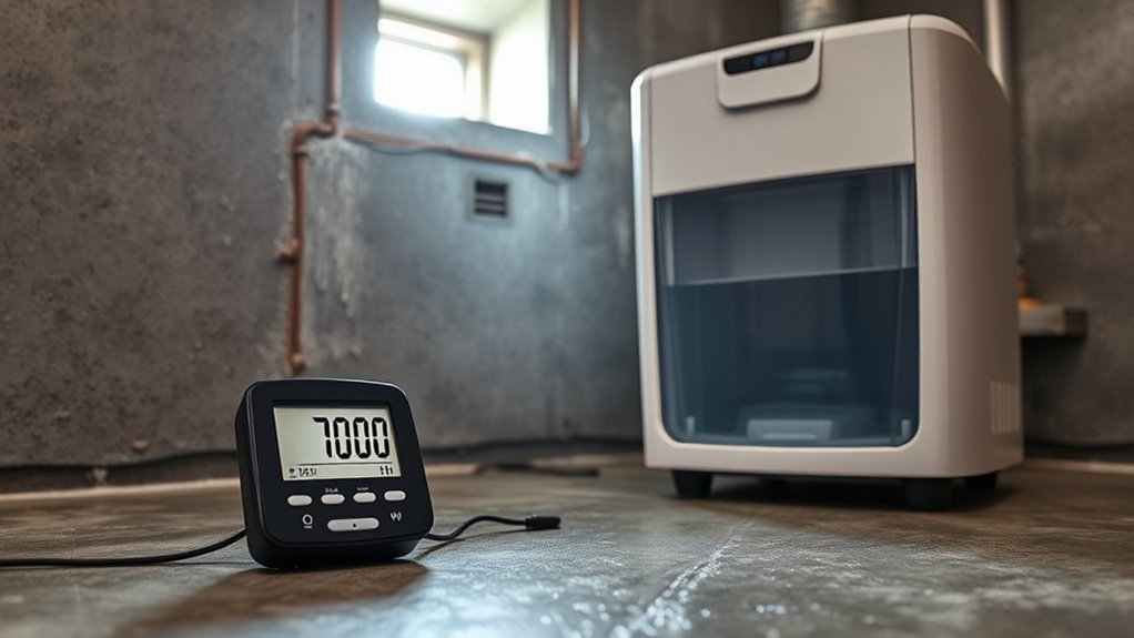 monitor humidity with sensors