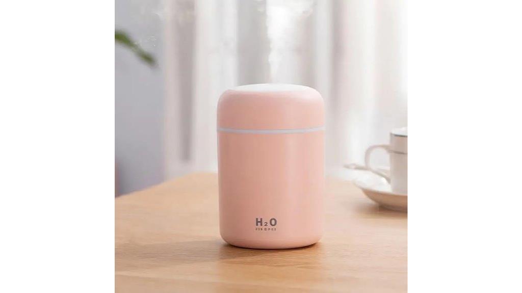 pink usb mini humidifier