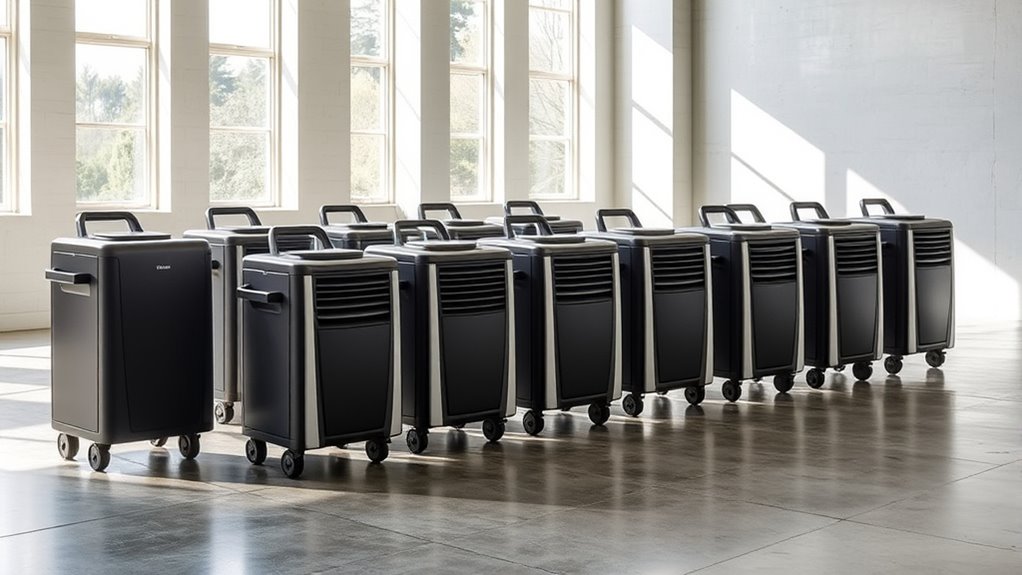 portable dehumidifiers with wheels