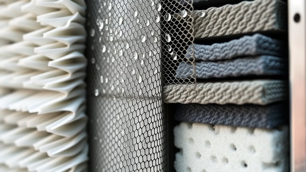 pre filter materials and indicators
