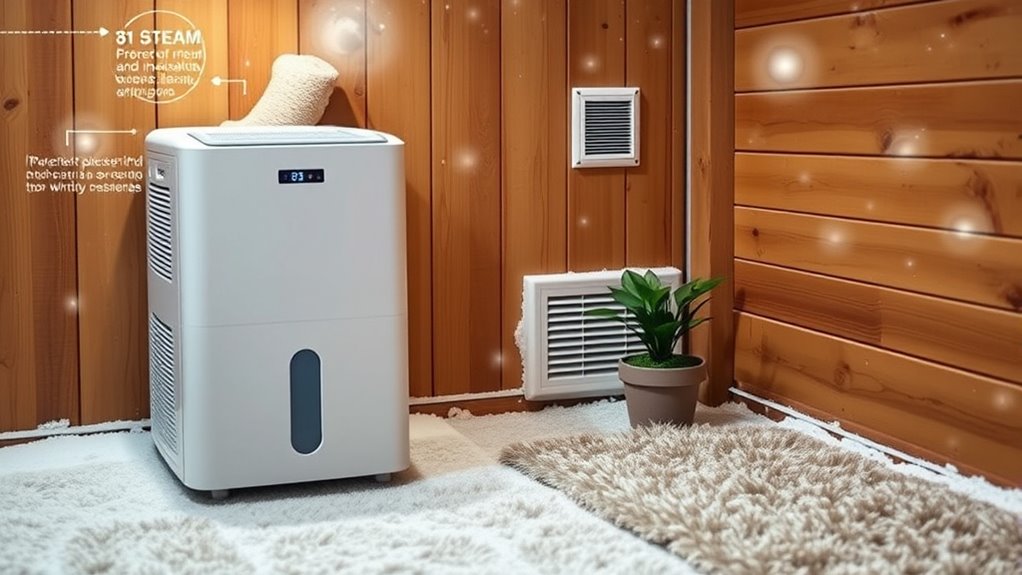 preventing dehumidifier freezing