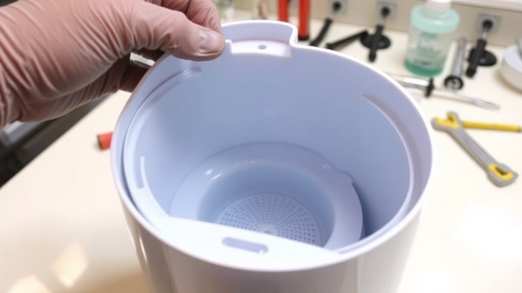 reassemble and test humidifier