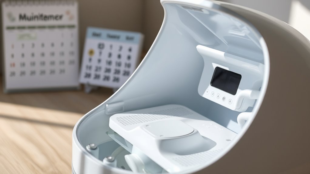 regular humidifier cleaning routine