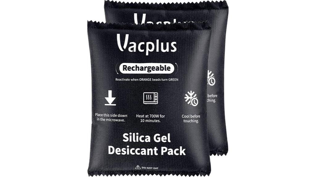 reusable desiccant packs 2 pack