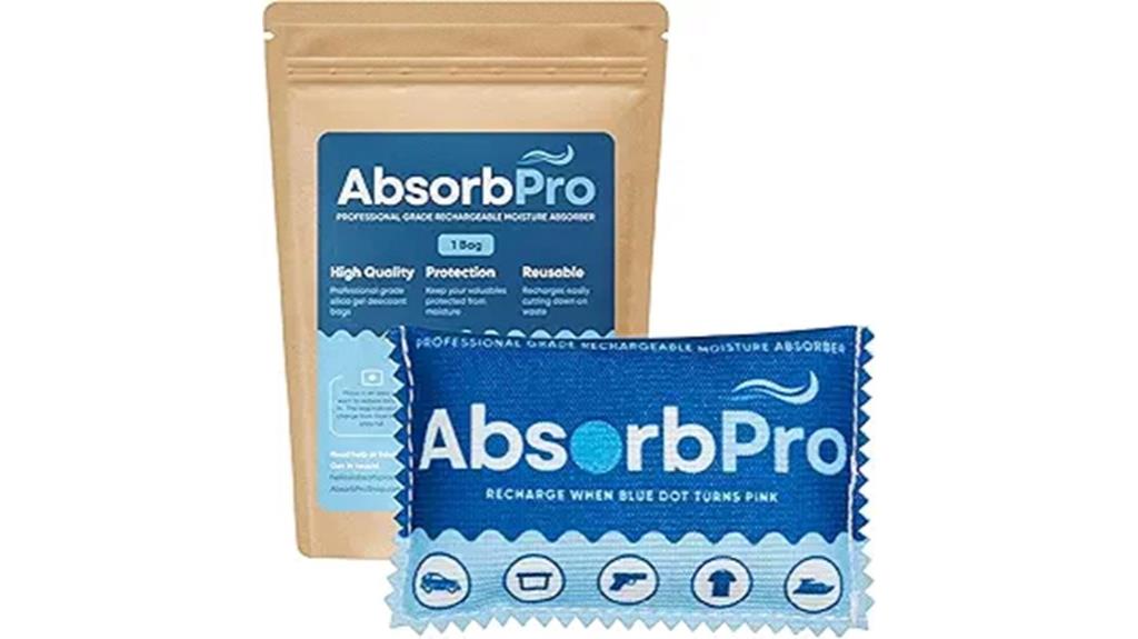 reusable moisture absorber pack