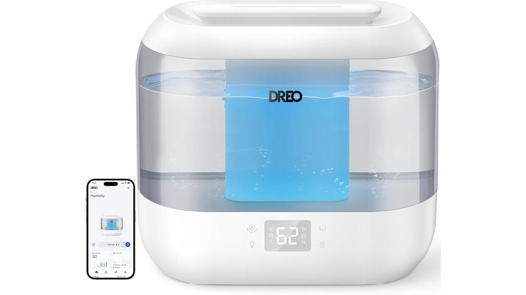 smart 4l bedroom humidifier