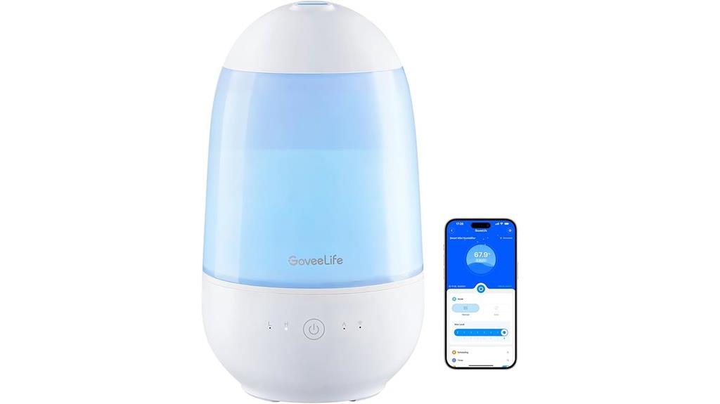 smart bedroom humidifier