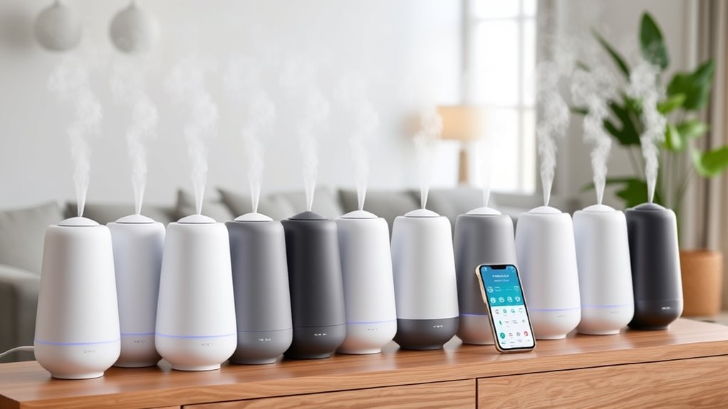 smart ultrasonic humidifiers list
