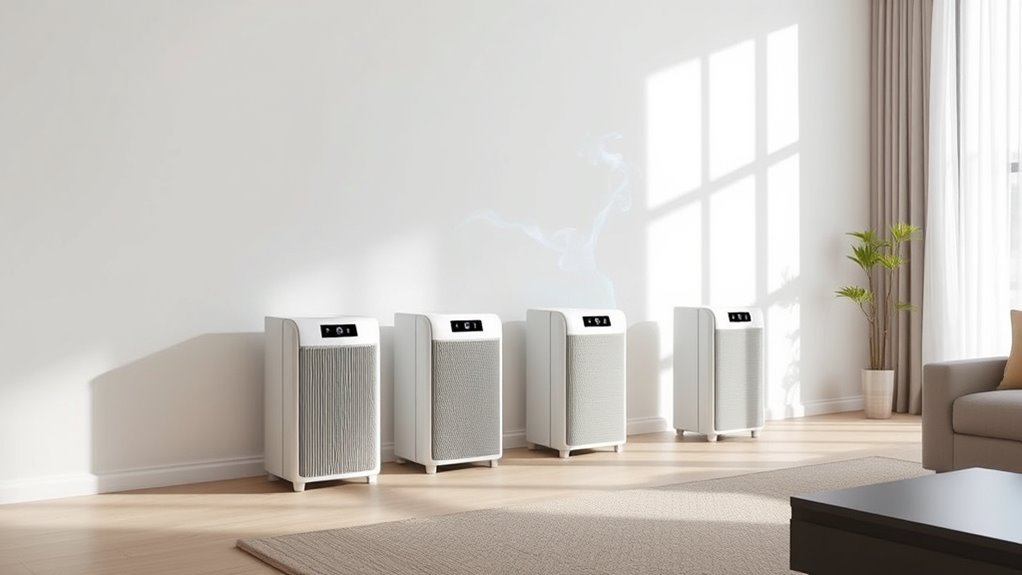 top smoke removing hepa purifiers