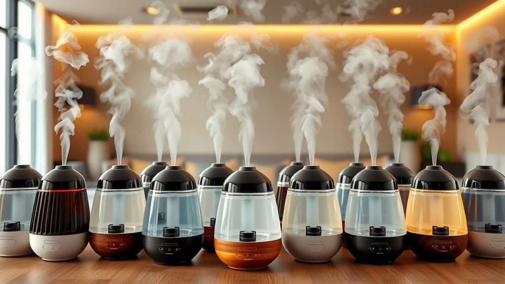 top ultrasonic humidifiers with oils