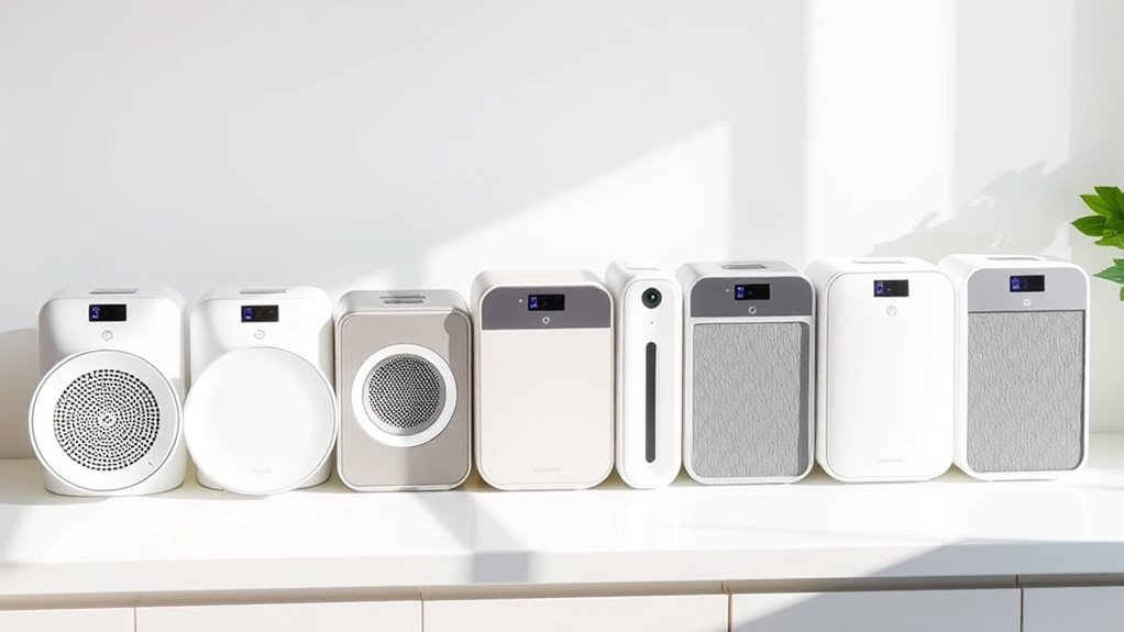 top washable filter air purifiers