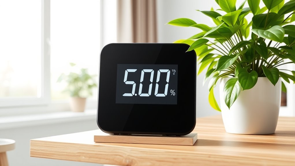 use a calibrated hygrometer