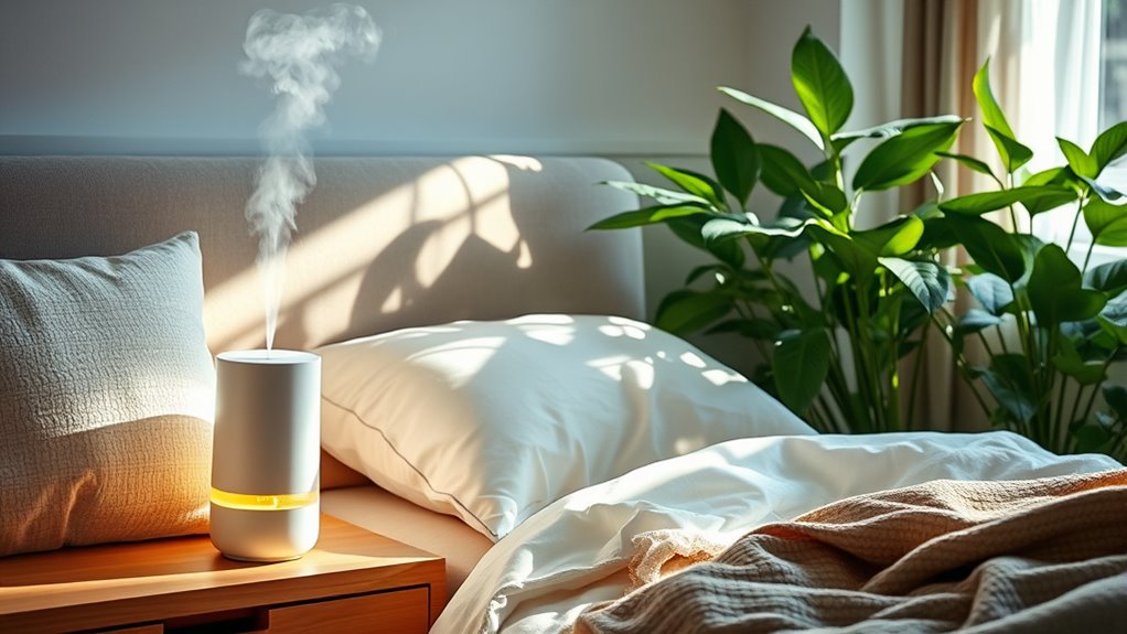 use humidifier and plants