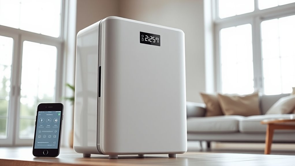 wi fi app controlled dehumidifiers