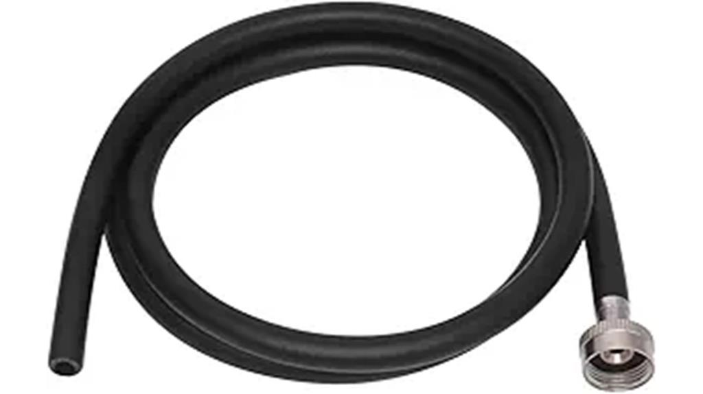 5 foot black dehumidifier hose