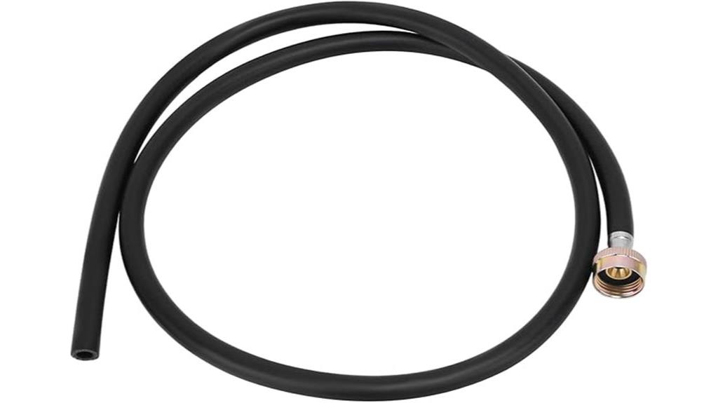 5 foot black drain hose