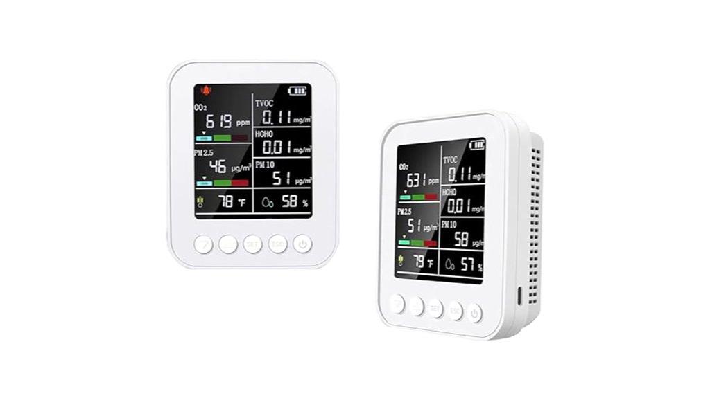 7 in 1 indoor air quality monitor