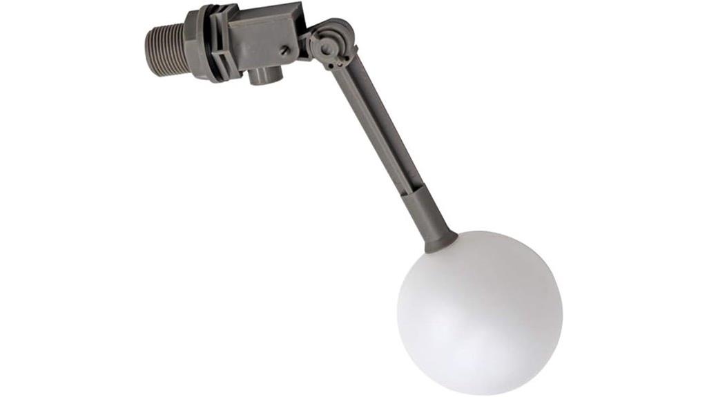 adjustable arm float valve