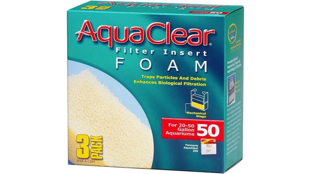 aquarium foam filter inserts