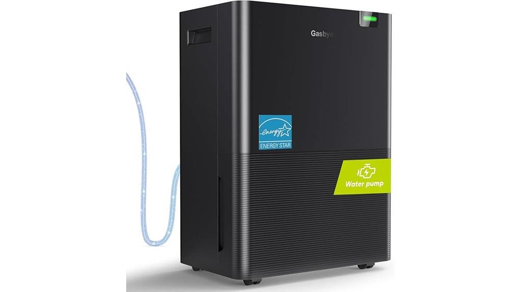 basement dehumidifier with pump