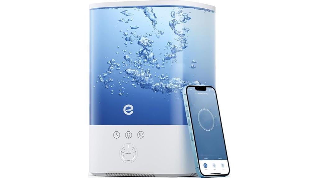 bedroom humidifier with night light