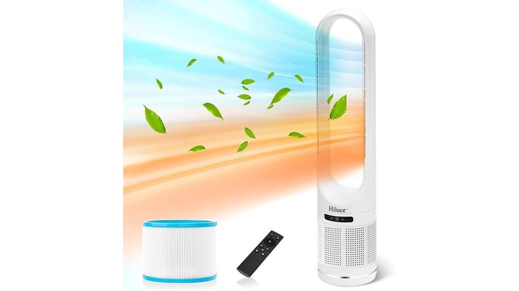 bladeless fan with purifier