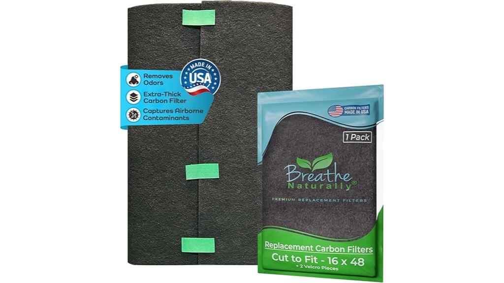 carbon air filter pack