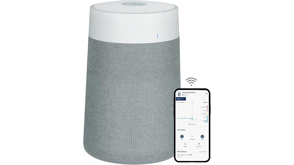 compact small room air purifier