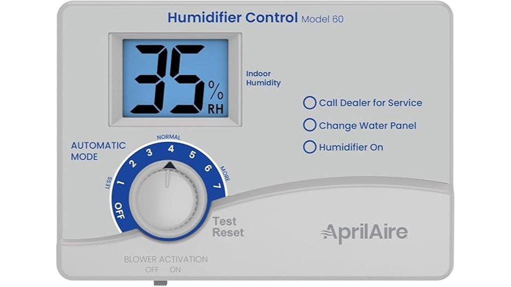 digital humidifier with sensor