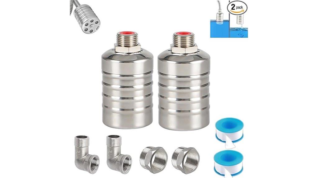 dual auto shut off valves