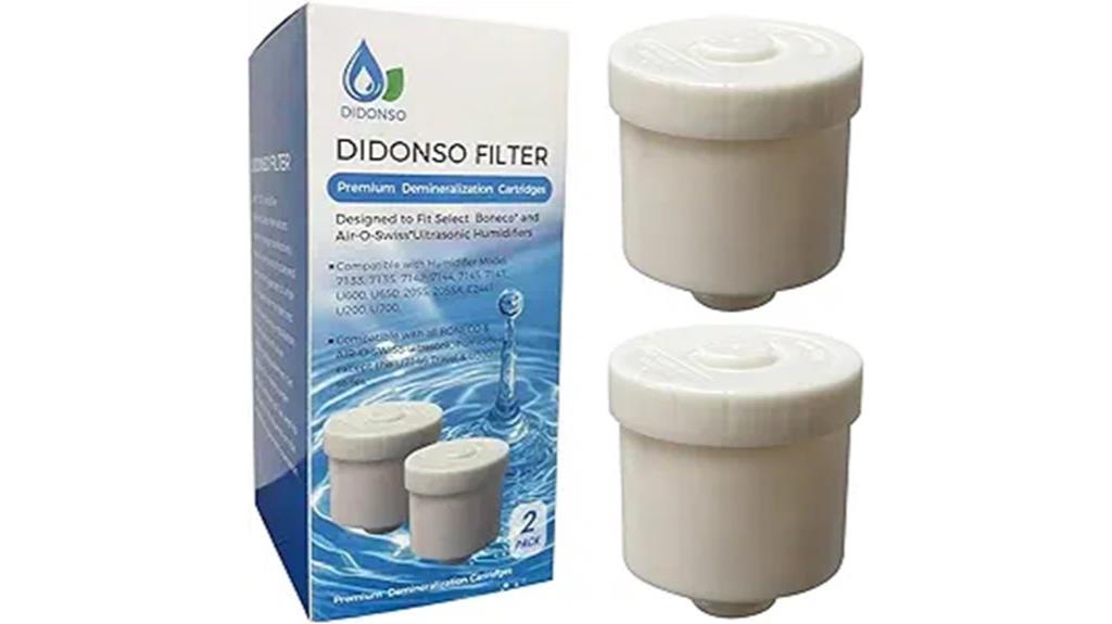 dual demineralization cartridge pack