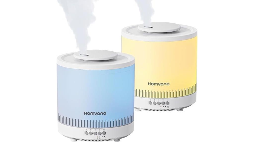 dual ultrasonic cool mist humidifiers