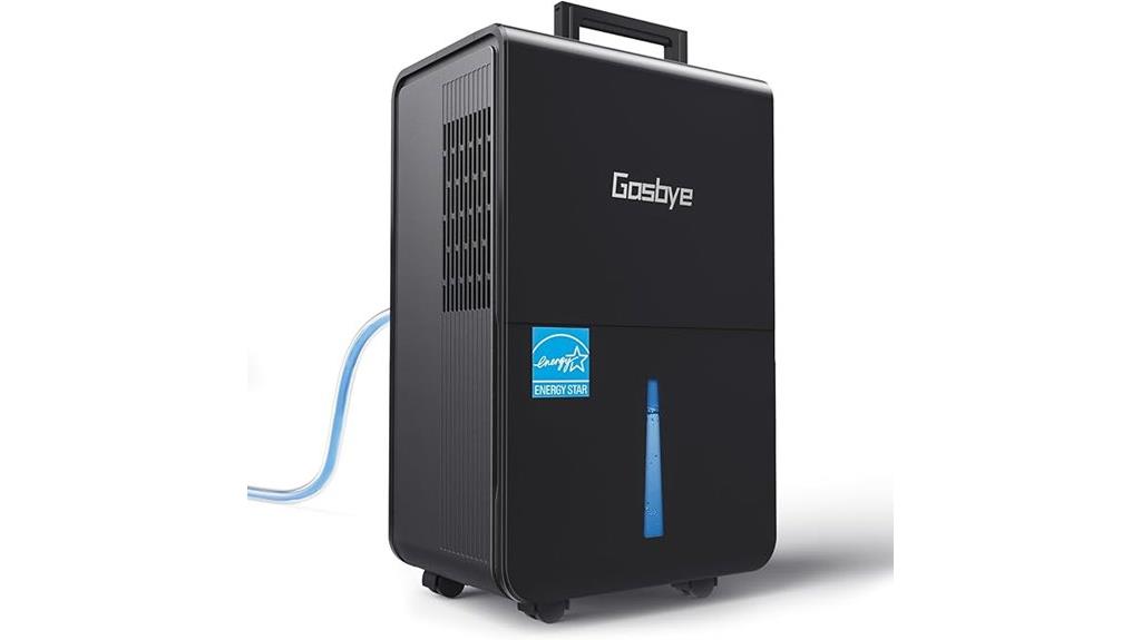 efficient basement dehumidifier