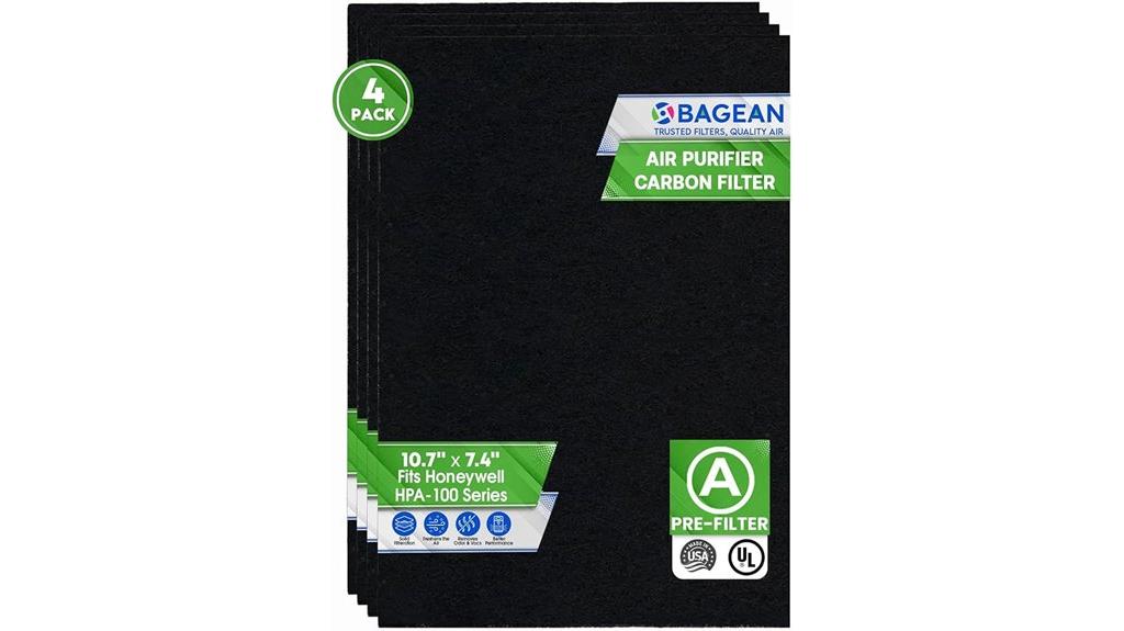 four pack carbon filters
