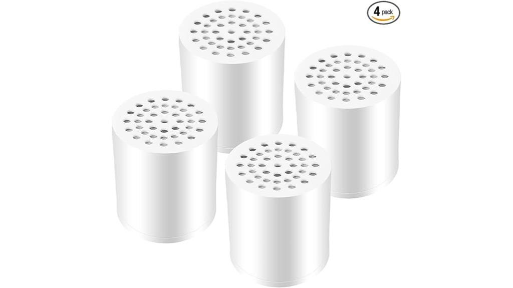 four pack shower filter cartridges