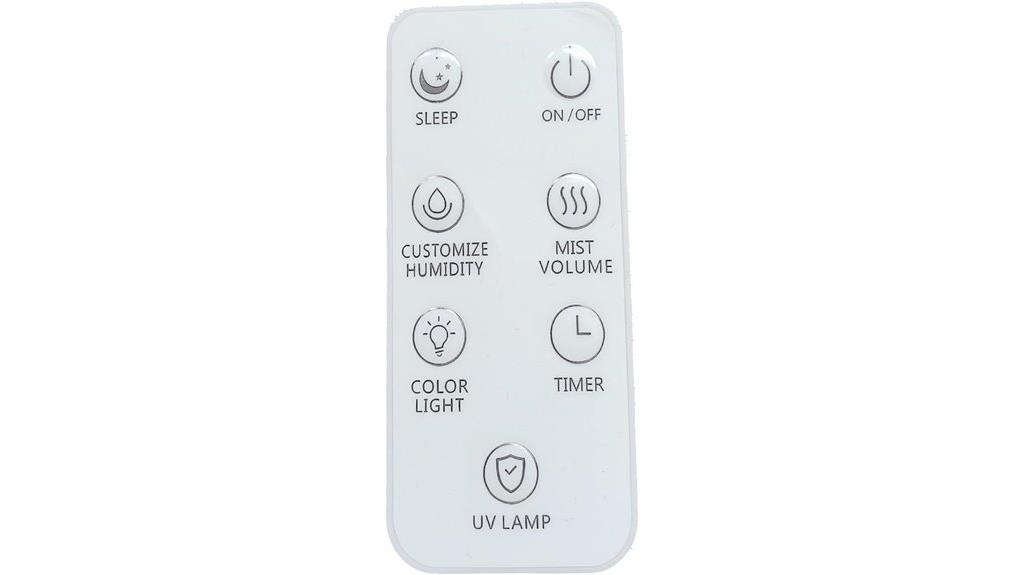 hiswelle humidifier remote
